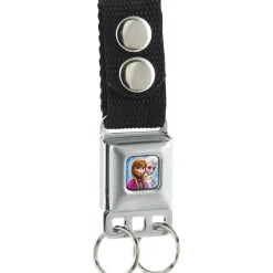 Keychain - Frozen Ana & Elsa the Snow Queen Posing Full Color