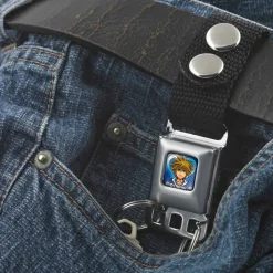 Keychain - Kingdom Hearts Roxas Pose Full Color