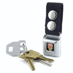 Keychain - Mariposa Calavera Full Color Black Multi Color