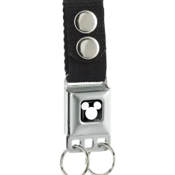 Keychain - Mickey Silhouette Full Color Black White