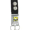 Keychain - Mickey Smiling Up Pose Full Color Yellow Black White