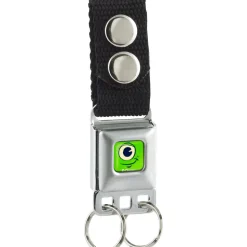 Keychain - Monster Mike's Face Full Color Green