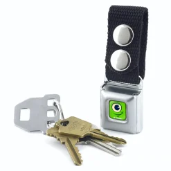 Keychain - Monster Mike's Face Full Color Green