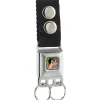 Keychain - Mowgli & Baloo Hugging Leaves2 Full Color Greens