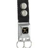 Keychain - Pirates of The Caribbean Dead Men Tell No Tales Skull Icon Full Color Black