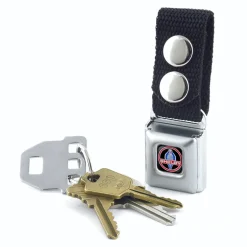 Keychain - SHELBY Cobra Full Color Black Gray Red Blue