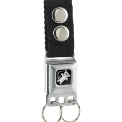 Keychain - Soft Kitty Full Color Black