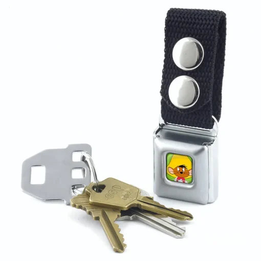 Keychain - Speedy Gonzalez Face Full Color Green