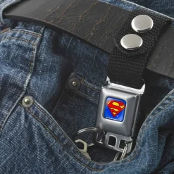 Keychain - Superman Full Color Blue