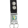 Keychain - Tinker Bell Smiling Pixie Dust Sparkles Full Color Turquoise