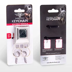 Keyholder - Topographic Map Full Color Black/White