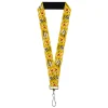 Lanyard - 1.0" - A Christmas Story IT'S A MAJOR AWARD Lamp Icons Collage Yellow