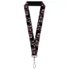 Lanyard - 1.0" - Adventure Time Marceline Poses Collage Reds