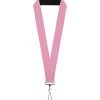 Lanyard - 1.0" - Baby Pink