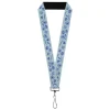 Lanyard - 1.0" - BALDUR'S GATE III Title Logo and Icons Blues
