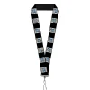 Lanyard - 1.0" - BUILT FORD TOUGH Logo2 Black White Blue