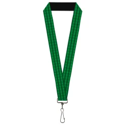 Lanyard - 1.0" - Christmas Pajama Plaid Greens