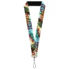 Lanyard - 1.0" - COCA-COLA COKE Logos and Bottle Pop Art Multi Color