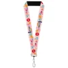 Lanyard - 1.0" - Coca-Cola ENJOY Vibrant Icons Collage Pinks/Multi Color