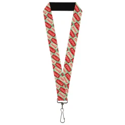 Lanyard - 1.0" - Coca-Cola Script Marquee Logo Green/Red/White