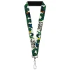 Lanyard - 1.0" - COWBOY BEBOP Crew Group Pose and Title Logo White/Black/Greens