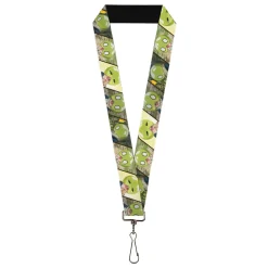 Lanyard - 1.0" - DR. STONE Title Logo and Suika Pose Blocks