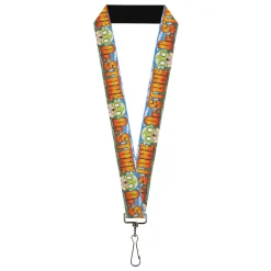 Lanyard - 1.0" - DR. STONE Title Logo and Suika Surprised Pose Blues