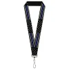 Lanyard - 1.0" - FAFO FUCK AROUND AND FIND OUT Thin Blue Line Flag