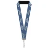 Lanyard - 1.0" - FORD Script Blue/White