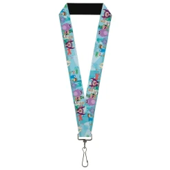 Lanyard - 1.0" - Foster's Home for Imaginary Friends Group Pose Blues