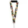 Lanyard - 1.0" - GI JOE Storm Shadow Snake Eyes and Scarlett Comic Cover Poses Explosion