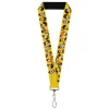 Lanyard - 1.0" - Haikyu Chibi Volleyball Player Warm Up Pose Yellow