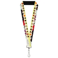 Lanyard - 1.0" - Haikyu Six Volleyball Team Player Pairs Line Up Yellows