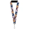 Lanyard - 1.0" - Hell's Paradise Gabimaru Sagiri Chobe and Toma Profile Blocks Multi Color