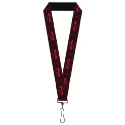 Lanyard - 1.0" - House of the Dragon Rising Dragon Icon Black/Red