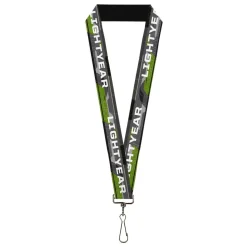 Lanyard - 1.0" - LIGHTYEAR Text Schematic Blues Greens