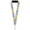 Lanyard - 1.0" - Mean Girls the Plastics Icon Blocks Multi Pastel