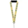 Lanyard - 1.0" - MEAN GIRLS Title Logo SO FETCH! Quote Collage Yellow/Pink/Blue