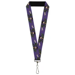 Lanyard - 1.0" - My Hero Academia Kai Chisaki Action Pose Purple