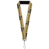 Lanyard - 1.0" - MY HERO ACADEMIA Character Trio Pose and Title Logo Tan