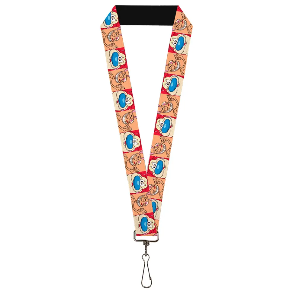 Lanyard - 1.0" - Ren and Stimpy Pose Blocks