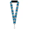 Lanyard - 1.0" - Robot Chicken and Mad Scientist Expressions Blues