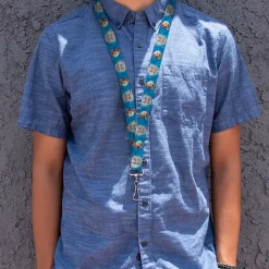 Lanyard - 1.0" - Robot Chicken and Mad Scientist Expressions Blues