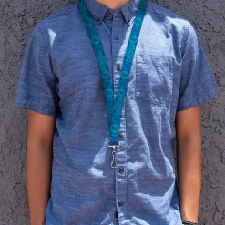 Lanyard - 1.0" - ROBOT CHICKEN Title Logo and Chicken Silhouette Bullseye Blues