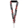 Lanyard - 1.0" - SOLO LEVELING Sung Jinwoo Anime Expo Pose Grays/Red