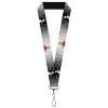 Lanyard - 1.0" - SOLO LEVELING Jinwoo and Hae-In Poses and Title Logo Grays/White