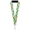 Lanyard - 1.0" - South Park Kyle Expressions Scattered Green