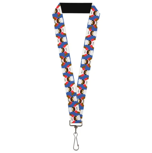 Lanyard - 1.0" - South Park Chef Pose Flips Blue