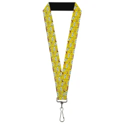 Lanyard - 1.0" - SpongeBob SquarePants Smiling Pose Stacked