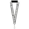 Lanyard - 1.0" - SUPERNATURAL JOIN THE HUNT Title Logo White/Black